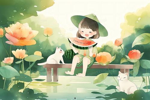 插画吃瓜的人 图文,插画中的吃瓜人群众生相